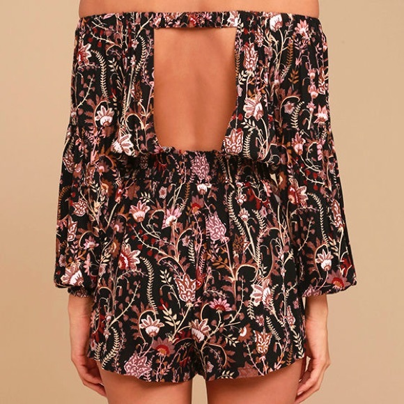 Free People Floral Romper - Picture 5 of 7